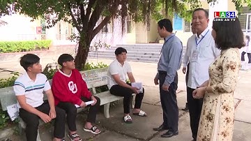 Lãnh đạo tỉnh kiểm tra công tác tổ chức kỳ thi tốt nghiệp THPT năm 2023 I LONG AN TV