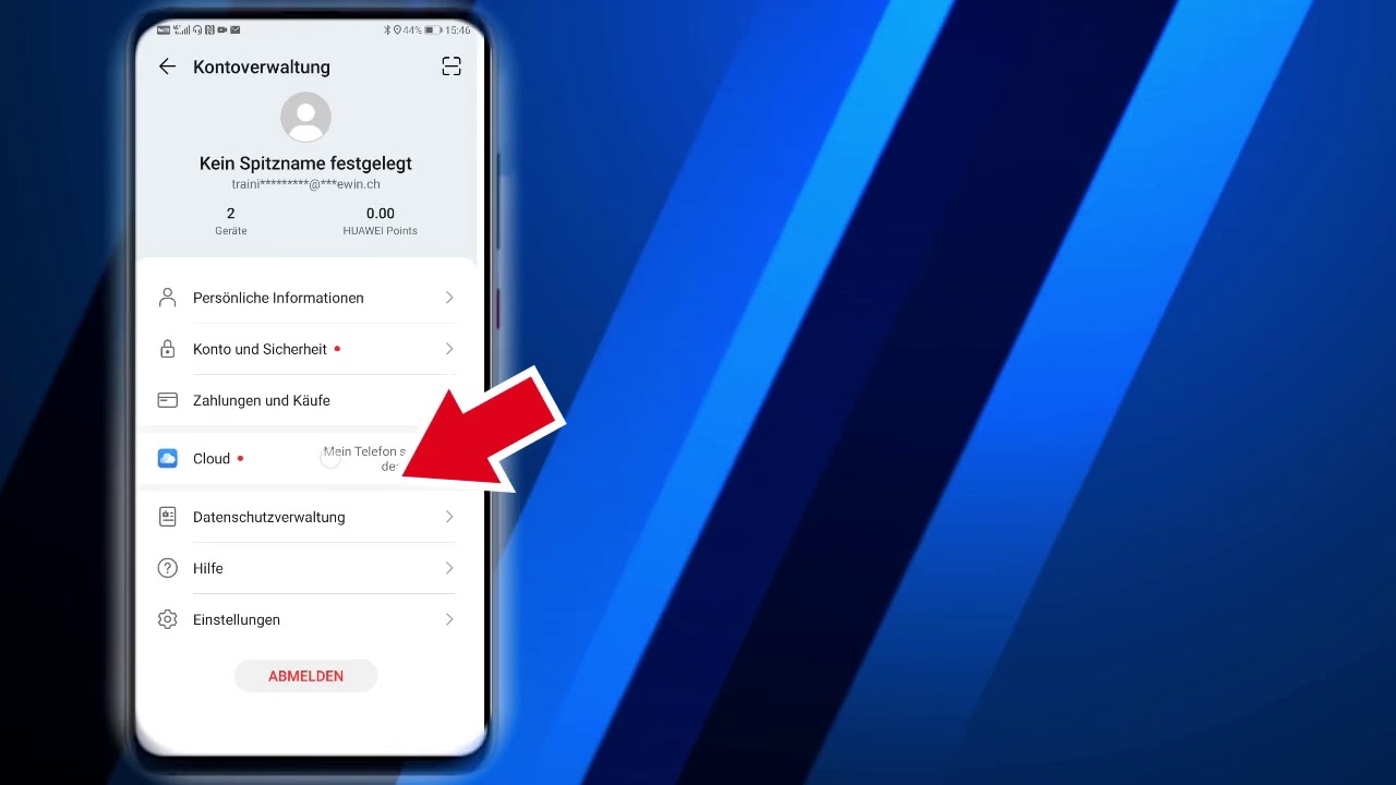 Whatsapp Backup in der Huawei Cloud