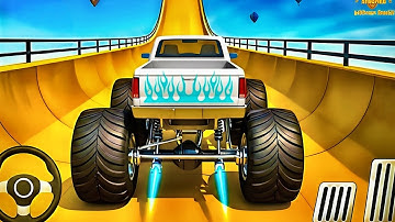 Monster Truck Stunt Racing - Car Game  Android Gameplay 😘 part -5