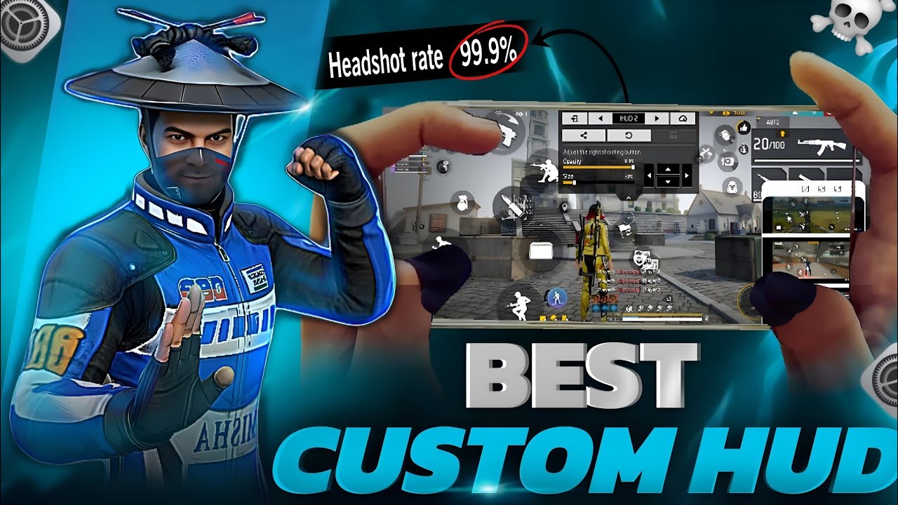 World's Best 3 Finger Custom HUD CODE 🌎⚙️ | Top 5 Best 3 Finger Custom ...