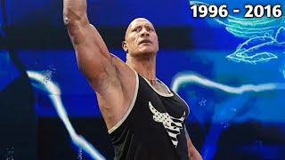 All Of The Rock WWE PPV Match Card Compilation (1996  2016)