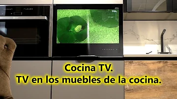 ¿Dónde debo colocar un televisor en una cocina?