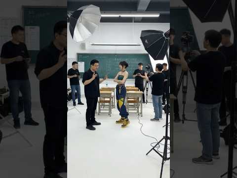 케이팝 데몬 헌터스(케데헌) 조이 촬영 현장, Video of Zoey from KPop Demon Hunters on Set.