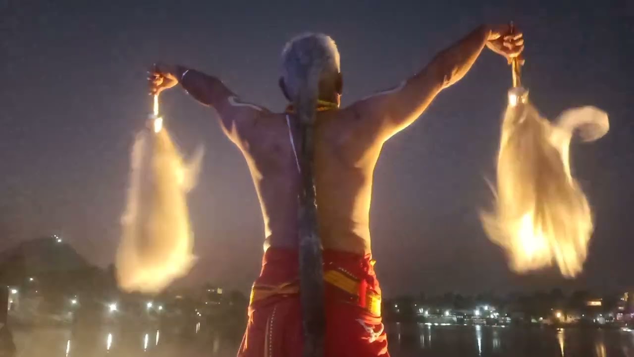 Mahaa Aarti posh poornima at jaipur Ghat Pushkar 