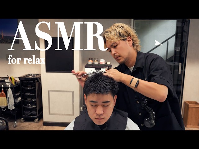 💈 【ASMR】 お笑い芸人をスキンフェードにする！？｜レザー仕上げのスパイキーショート #034