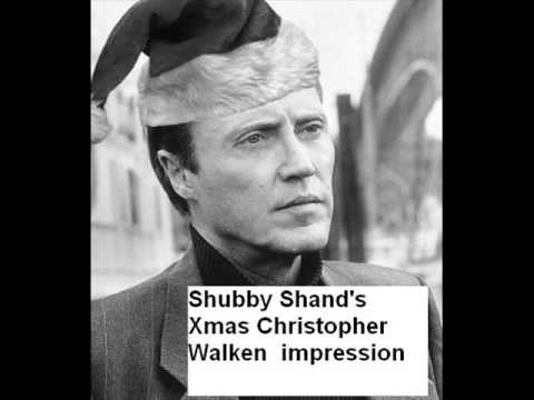 Shubby Shand's Christmas Christopher Walken impres...