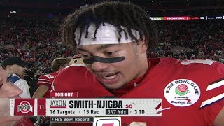Jaxon Smith-Njigba RECORD-BREAKING Highlights vs. Utah | 2021 NCAA Rose Bowl