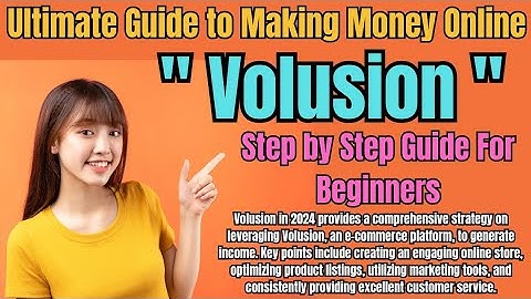 Ultimate Guide to Making Money Online with Volusion in 2024 #ecommerce #marketing #digitalproducts