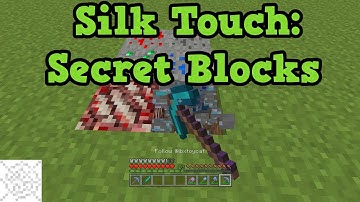 Minecraft Xbox 360 + PS3 Silk Touch Tutorial - Secret Blocks Enchantment Guide