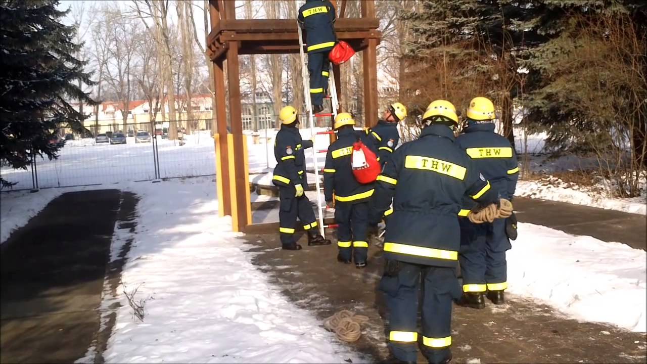 THW Ausbildung Leiterhebel