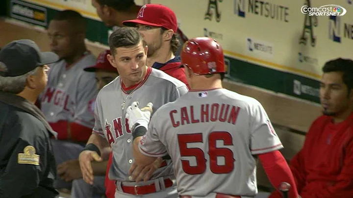 LAA@OAK: Giavotella, Calhoun exchange words in 7th