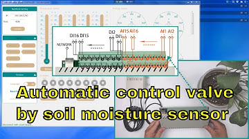 automatic control valve by soil moisture sensor using KC868-COL