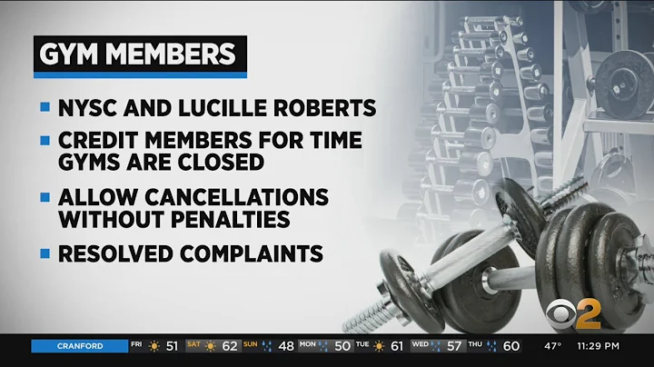 NY Attorney General Announces Deal With New York Sports Club, Lucille Roberts