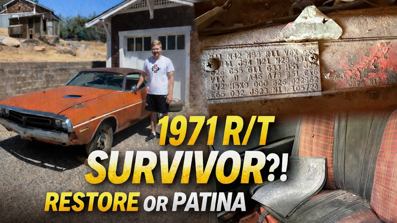 1971 Challenger R/T Survivor?! Restore It or Leave the Patina?