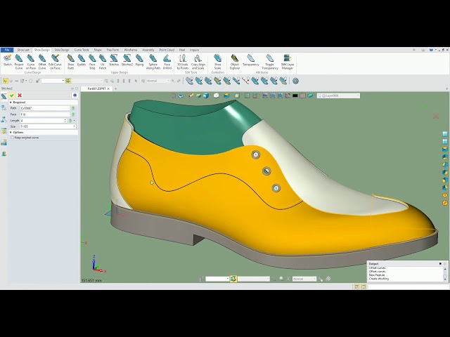 Larystudio 3D shoe design software  White shoe class=