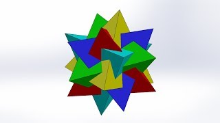 How to make Tangled Tetra by SolidWorks / 3D CAD