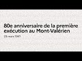 Hommage aux fusillés du Mont-Valérien. Le film