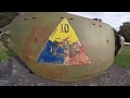10th Armored Division Plaque and Tank Turret (Bastogne, Belgium)