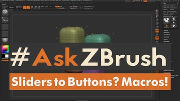 #AskZBrush: “Is there anyway to turn on Mask by Polygroups with a button instead of the slider?”