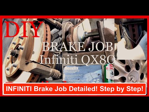 Infiniti QX80 Brake Pads How To Brake Job Step by Step – Detailed 4K DIY Brake JOB