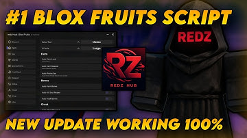 NEW UPDATE!! Blox Fruits REDZ HUB Script WORKING 100% "NO BAN"