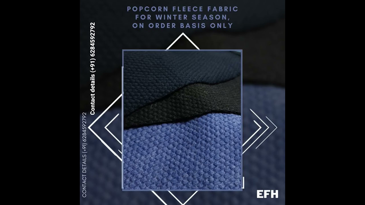 #popcornfleecefabric