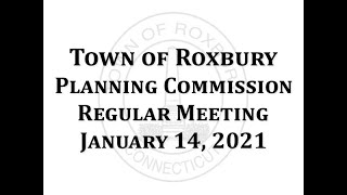 Planning Commission - January 14, 2021 - Regular Meeting