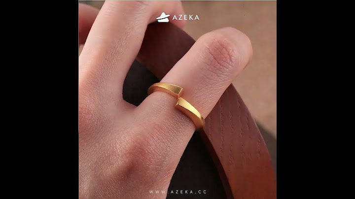 Interlocking 24K Gold Wedding Rings – Hand-Forged Möbius-Inspired Bands #gold #jewelry #ring