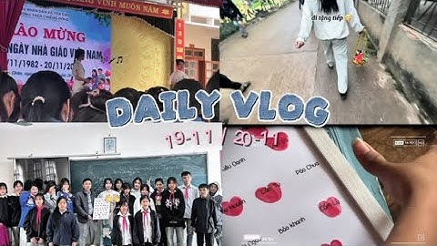 19/11 - 20/11 CẢ LỚP CÙNG TẠO NÊN KỶ NIỆM ĐẸP CHO THẦY ❤️😋 