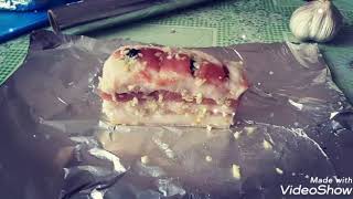 Запеченное сало , необычный рецепт 😋 Запеченное сало , необычный рецепт 😋