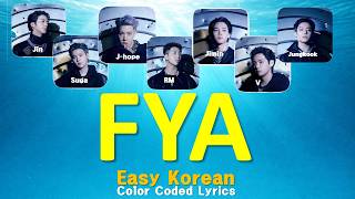 Bts Fya Color Coded S