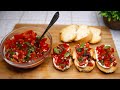 Italienischer Brotaufstrich mit 3 Zutaten! So eine leckere Tomaten hast du noch nie gegessen! ! #324
