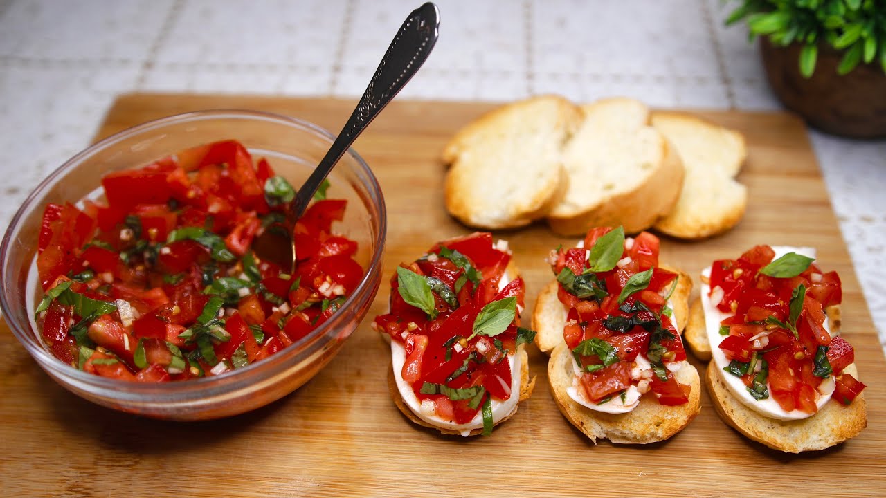 Italienischer Brotaufstrich mit 3 Zutaten! So eine leckere Tomaten hast ...