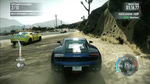 Need For Speed The Run Demo Gameplay Lamborghini