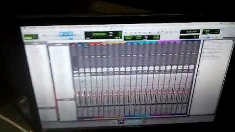 SSL Duality - Terry Frenz II Tribute studio mock setup (Control room)