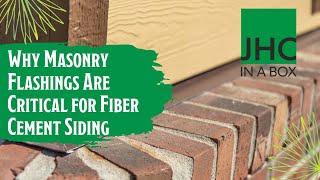 Why Masonry Flashings Are Critical for Fiber Cement Siding