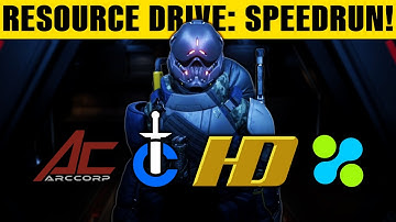 The ACTUAL FASTEST Way To Complete RESOURCE DRIVE In Star Citizen