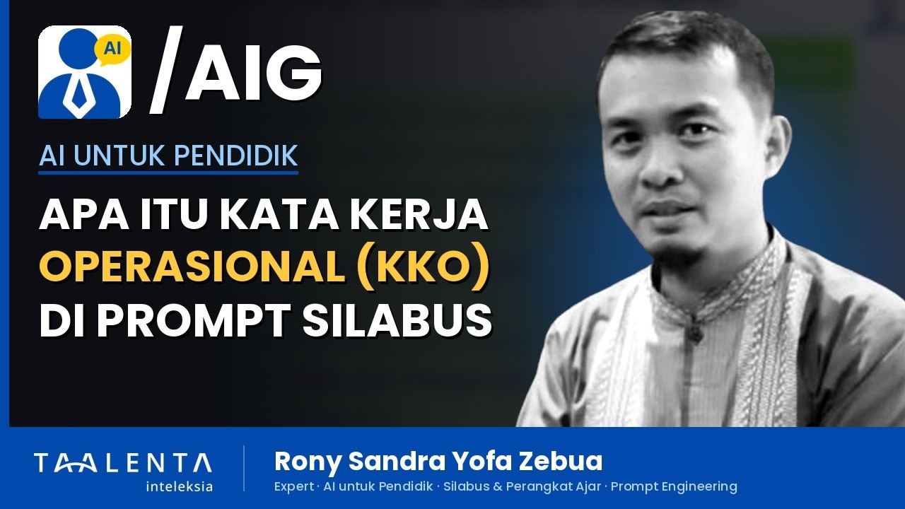 Apa Itu Kata Kerja Operasional (KKO) dan Kenapa Masuk ke Prompt Silabus