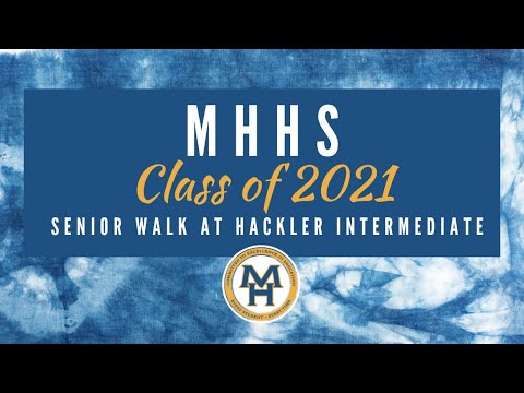 Grad Walk at Hackler Intermediate School - 2021