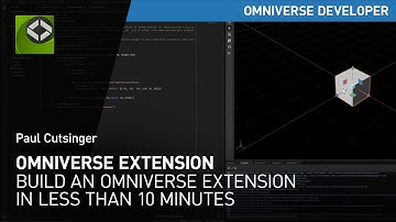 How to Build an Omniverse Extension in Less Than 10 Minutes