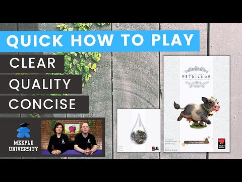 Petrichor Cows Expansion Board Game - Quick How to Play. A Kickstarter Preview