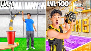 Impossible Trickshots From Level 1 to Level 100!