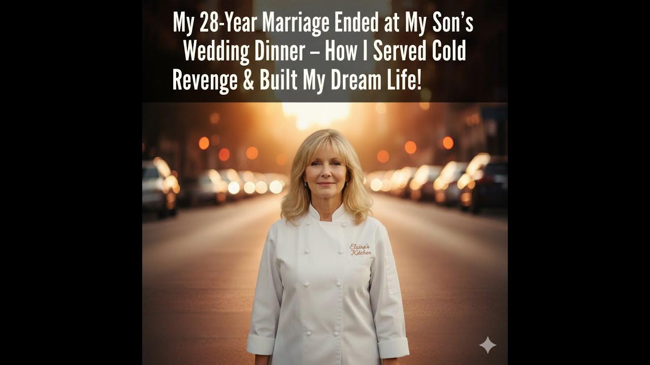 My 28-Year Marriage Ended at My Son's Wedding Dinner How I Served Cold Revenge & Built My Dream Life