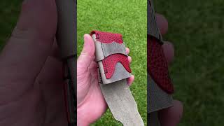 Luxe Quick Access - Charcoal and Red Dollaro #handmadeinusa #smallbusiness #edcgear