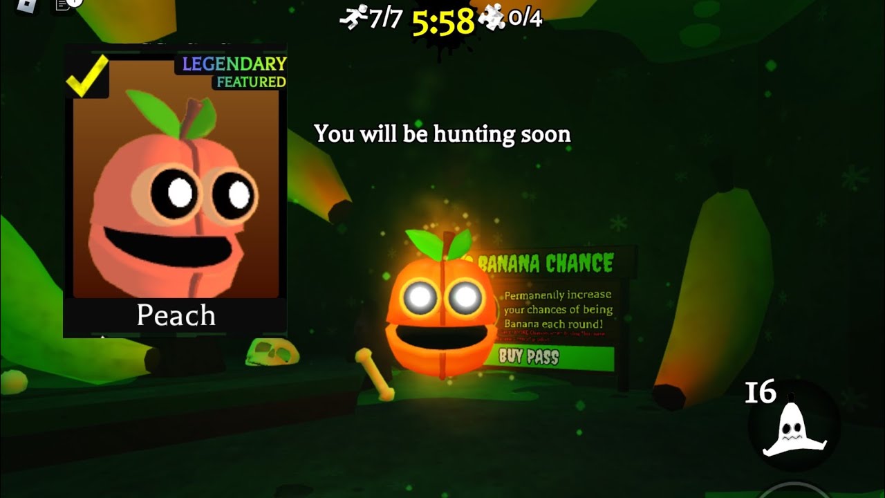 🍑Banana Eats🍑 New LEGENDARY peach gameplay!