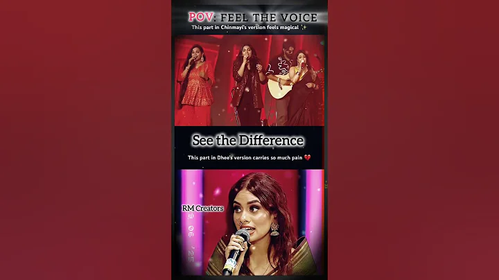 "MUTHA MAZHAI 🔥 (Chinmayi & Dhee) #arrahman #thuglife #maniratnam #str #trisha #kamalhaasan #shorts"