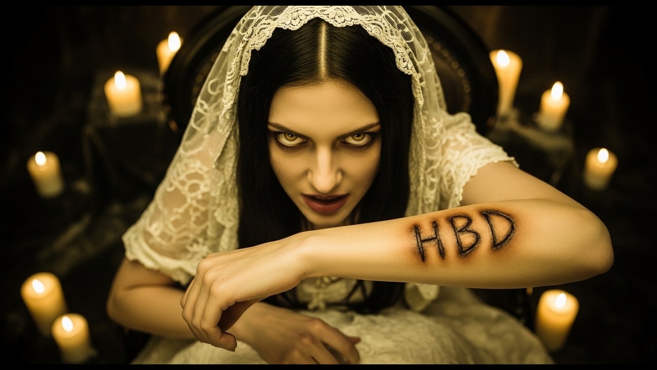 La novia que fue marcada por su abuelo con un pacto de sangre (1856).