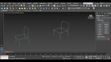 Chair Modeling with SPLINE in 3ds max