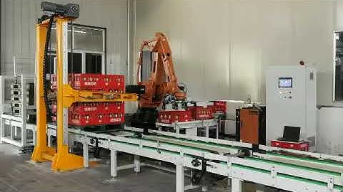 STEP Robot for Crate Palletizing