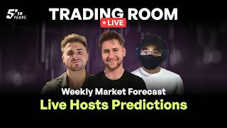 Weekly Market Forecast - Live Hosts Predictions | Live Trading with The5ers